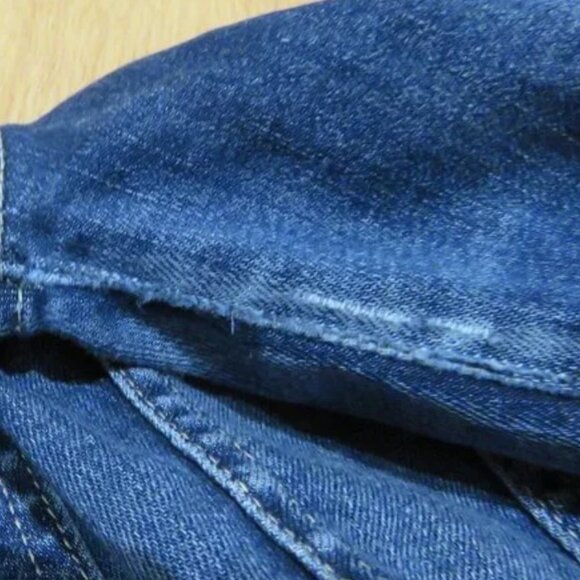 MOTHER The Hustler Ankle Fray Jeans in On The Edge - Size 26 - Picture 16 of 16